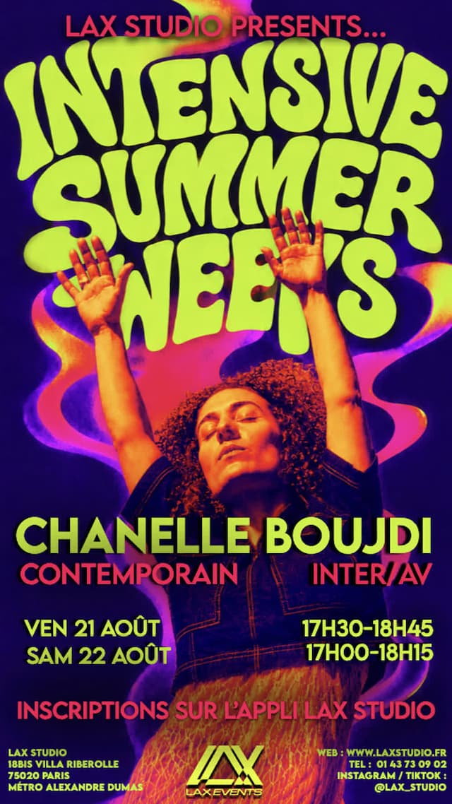 Contemporain INTER/AV avec Chanelle Boujdi - INTENSIVE SUMMER WEEKS 2026