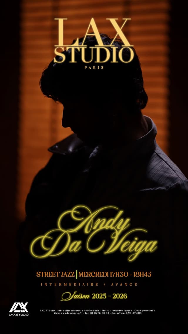 Street-Jazz INTER/AV +16ans avec Andy Da Veiga