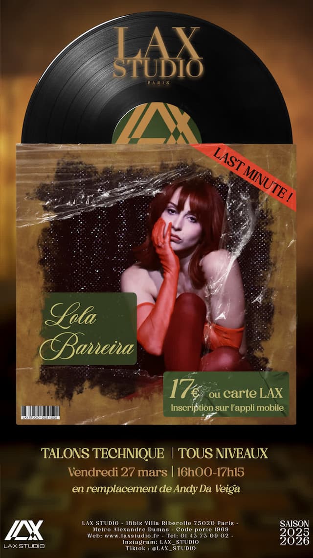 Talons Technique TOUS NIVEAUX avec Lola Barreira