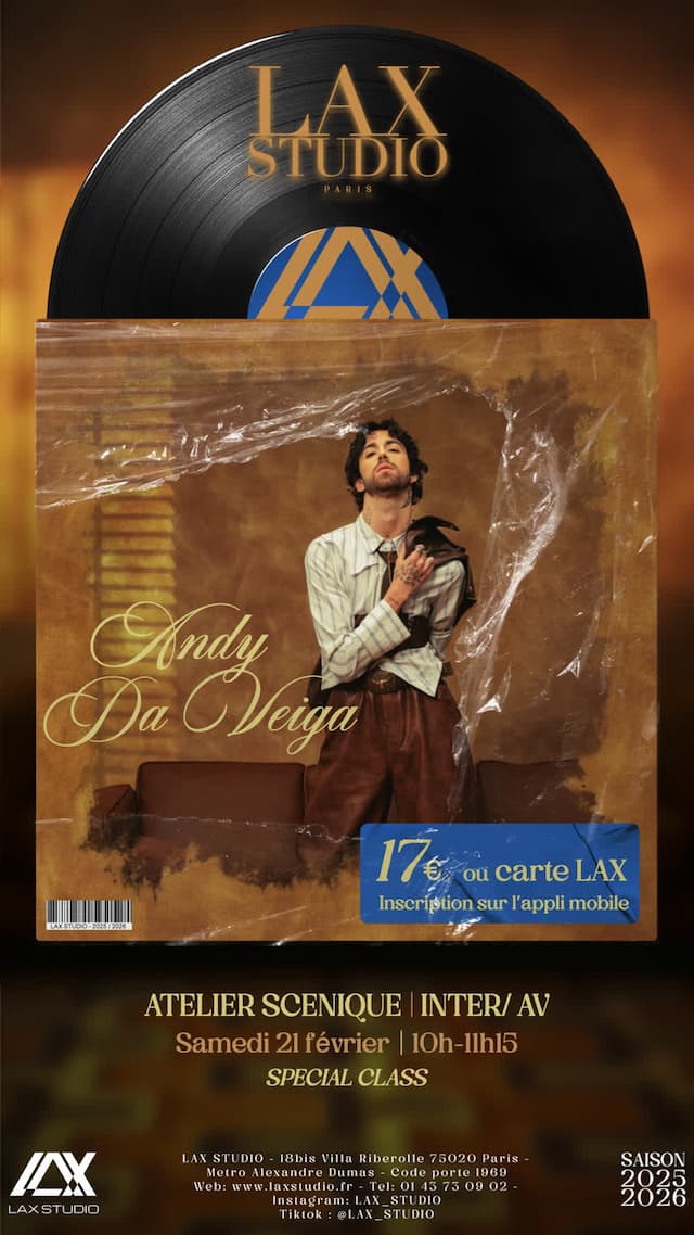 Atelier Scénique INTER/AV avec Andy Da Veiga