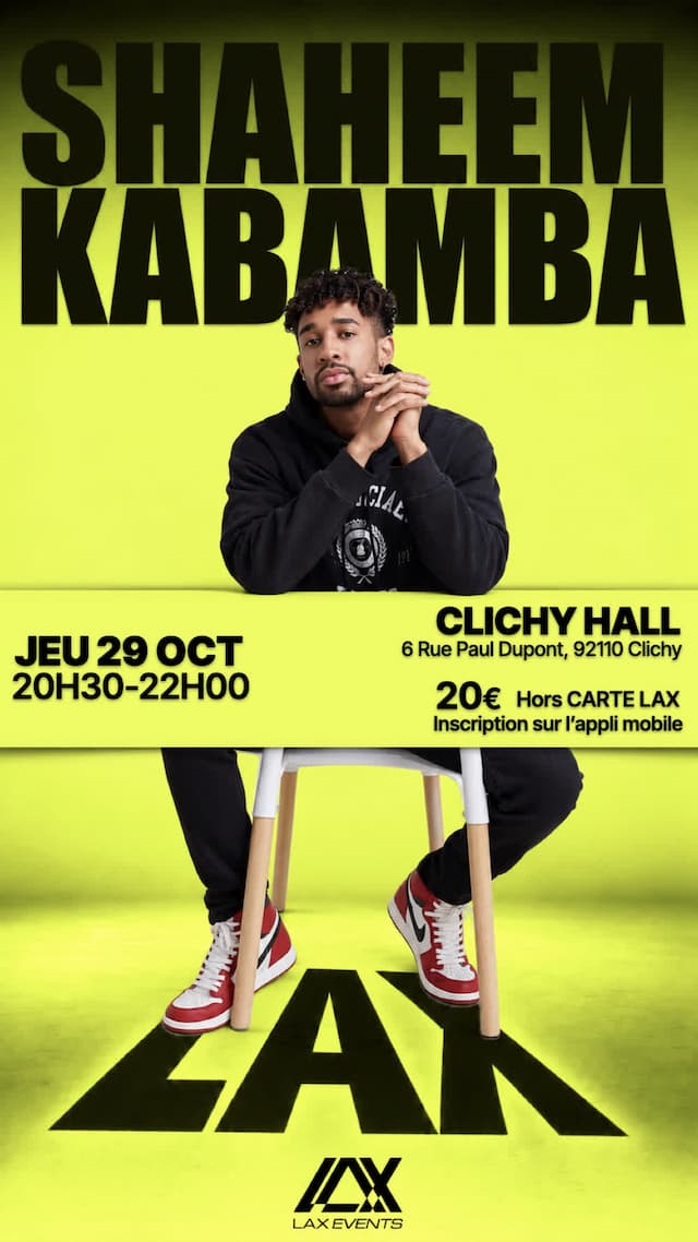International Workshop avec Shaheem Kabamba au CLICHY HALL 