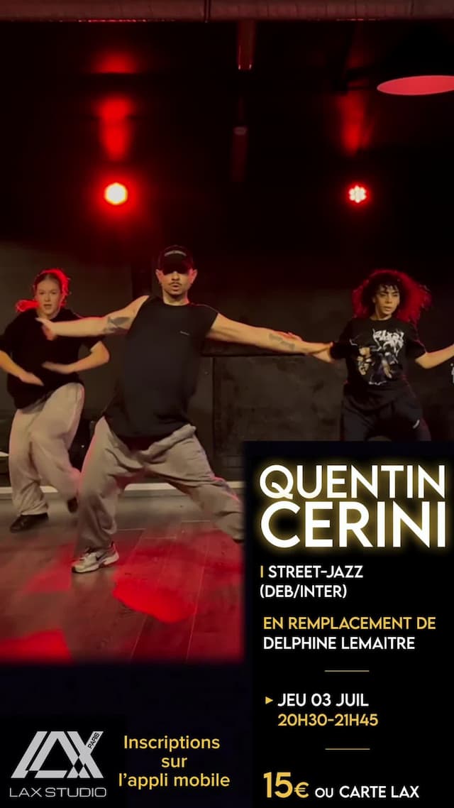 Street-Jazz DEB/INTER avec Quentin Cerini