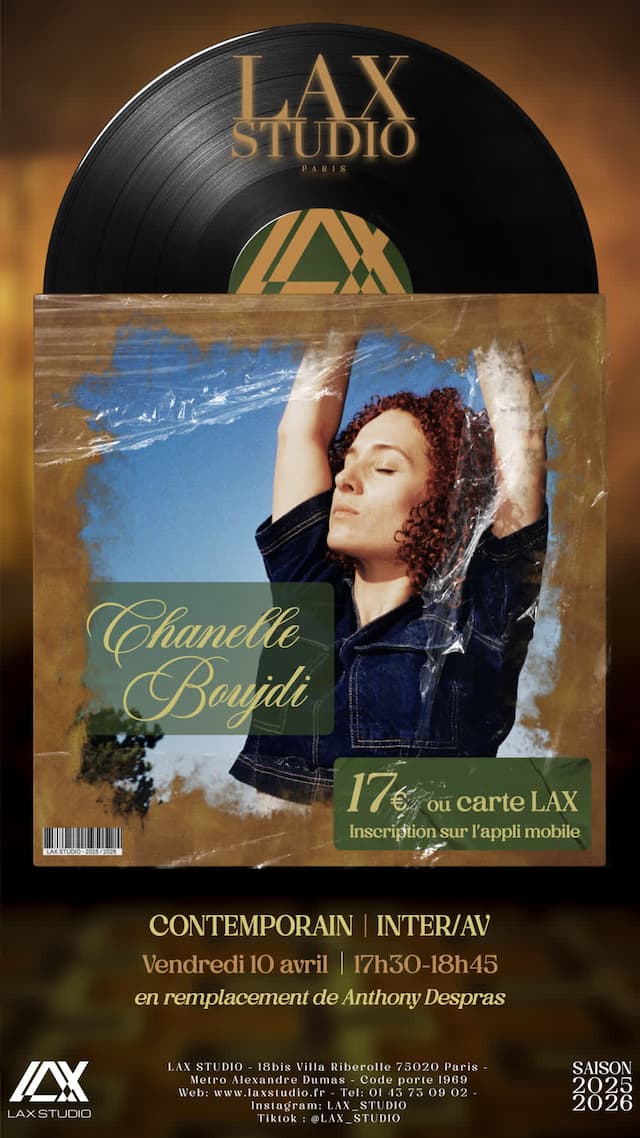 Contemporain INTER/AV avec Chanelle Boujdi