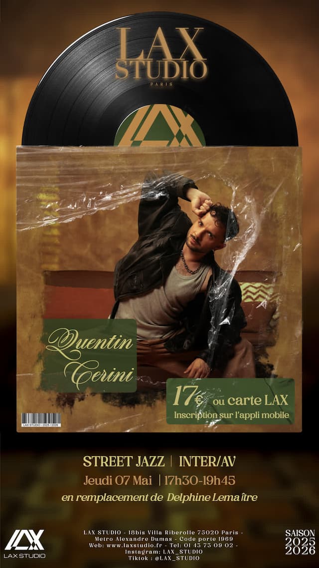 Street Jazz INTER/AV avec Quentin Cerini