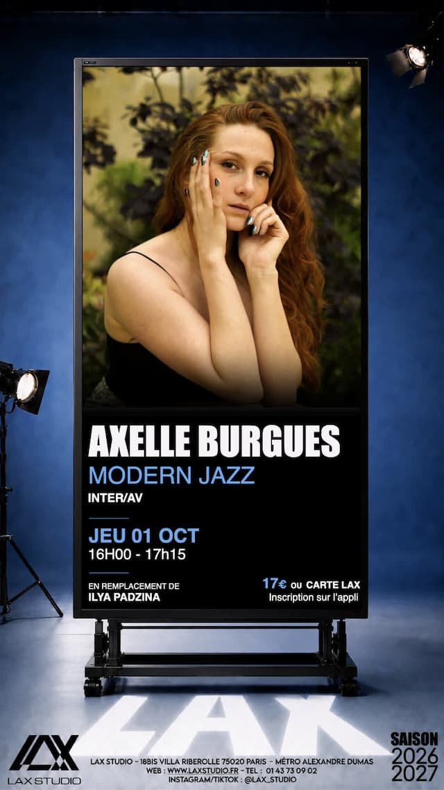 Modern Jazz INTER/AV avec Axelle Burgues