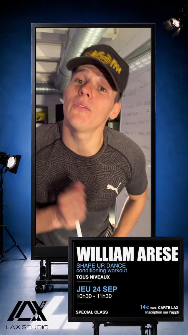 SHAPE UR DANCE - conditioning workout TOUS NIVEAUX avec William Arese
