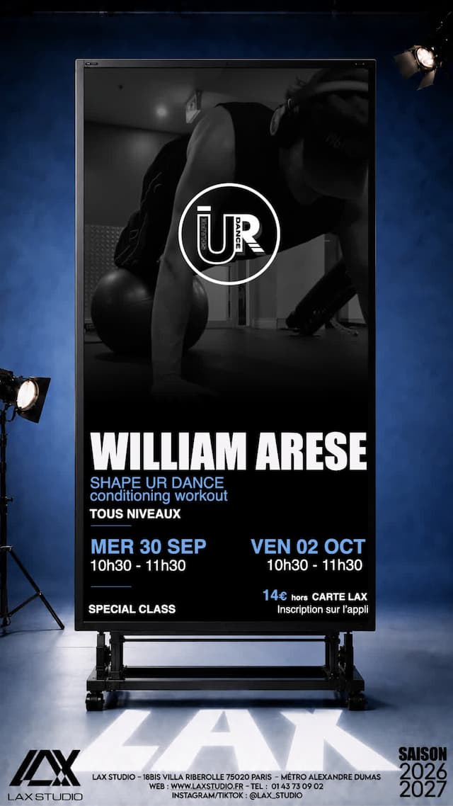 SHAPE UR DANCE - conditioning workout TOUS NIVEAUX avec William Arese