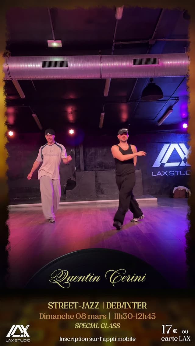 Street Jazz DEB/INTER avec Quentin Cerini