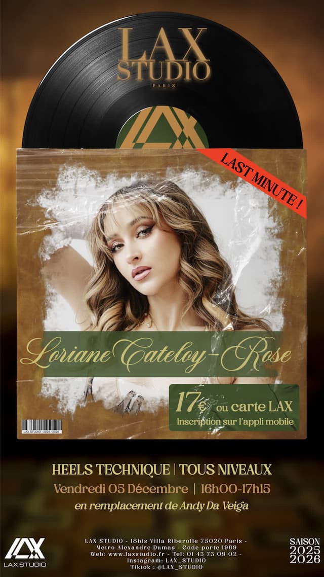 Heels Technique TOUS NIVEAUX avec Loriane Cateloy-Rose