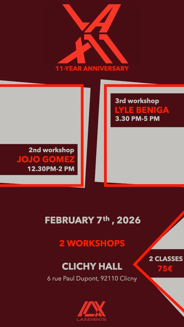 LAX11 - PASS 2e et 3e WORKSHOPS avec Jojo Gomez & Lyle Beniga