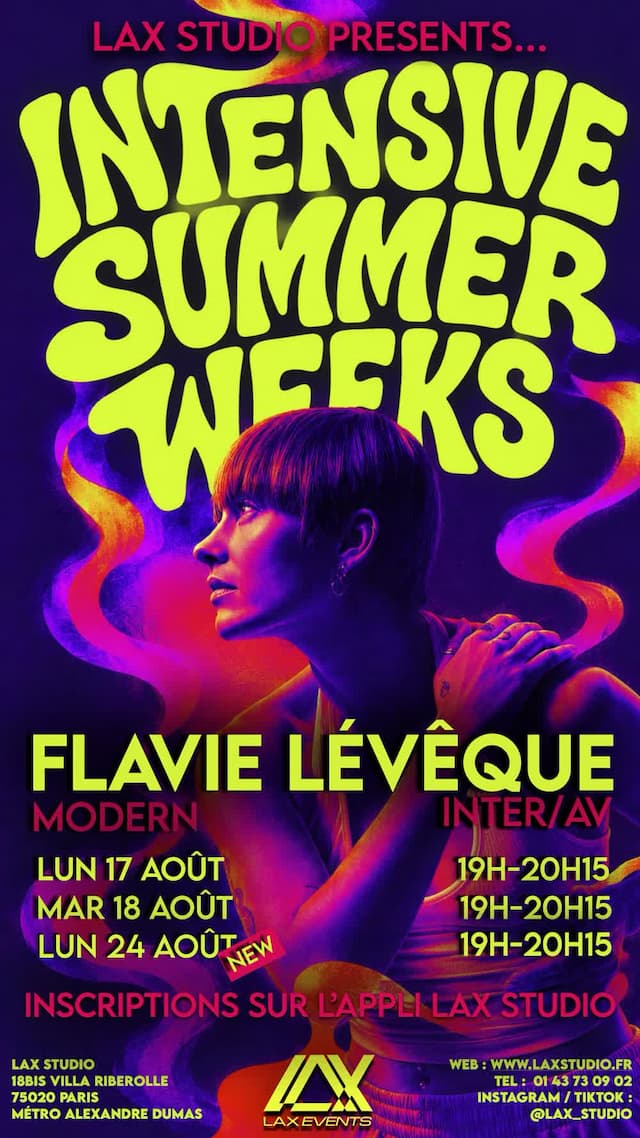 Modern INTER/AV avec Flavie Levêque - INTENSIVE SUMMER WEEKS 2026