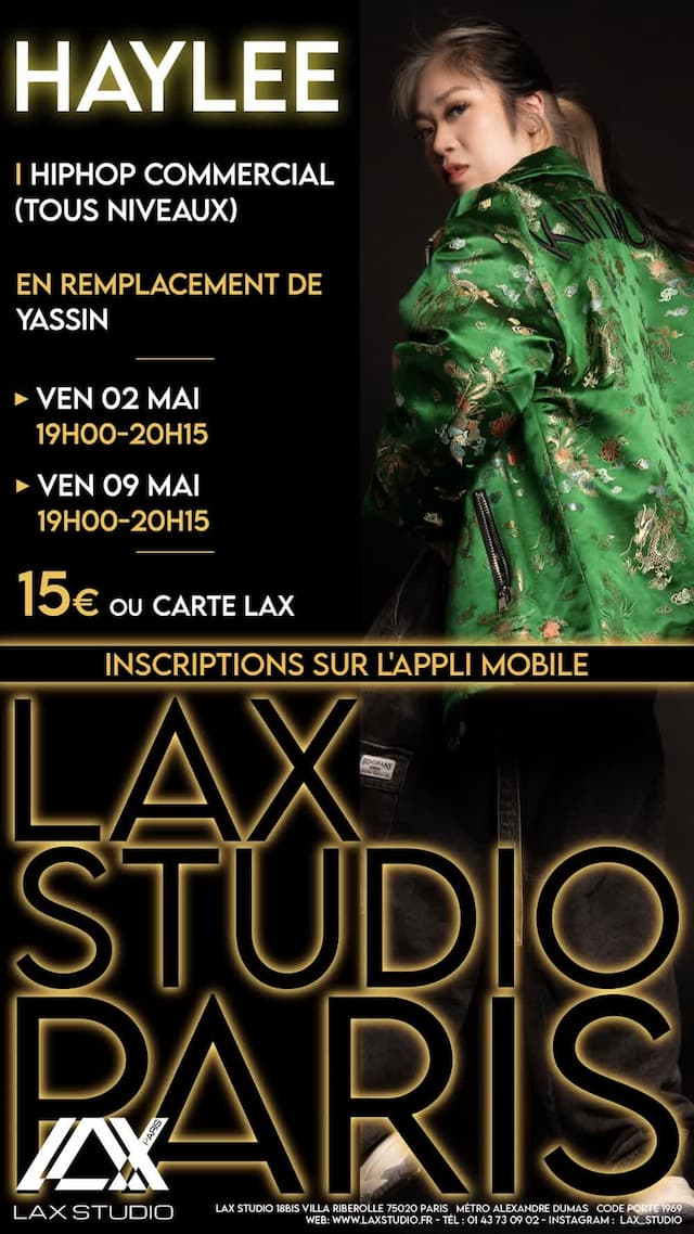 Hiphop Commercial TOUS NIVEAUX avec Haylee