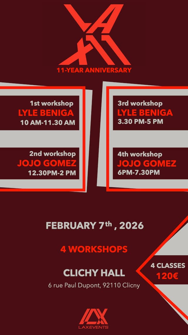 LAX11 - PASS 4 WORKSHOPS avec Jojo Gomez & Lyle Beniga