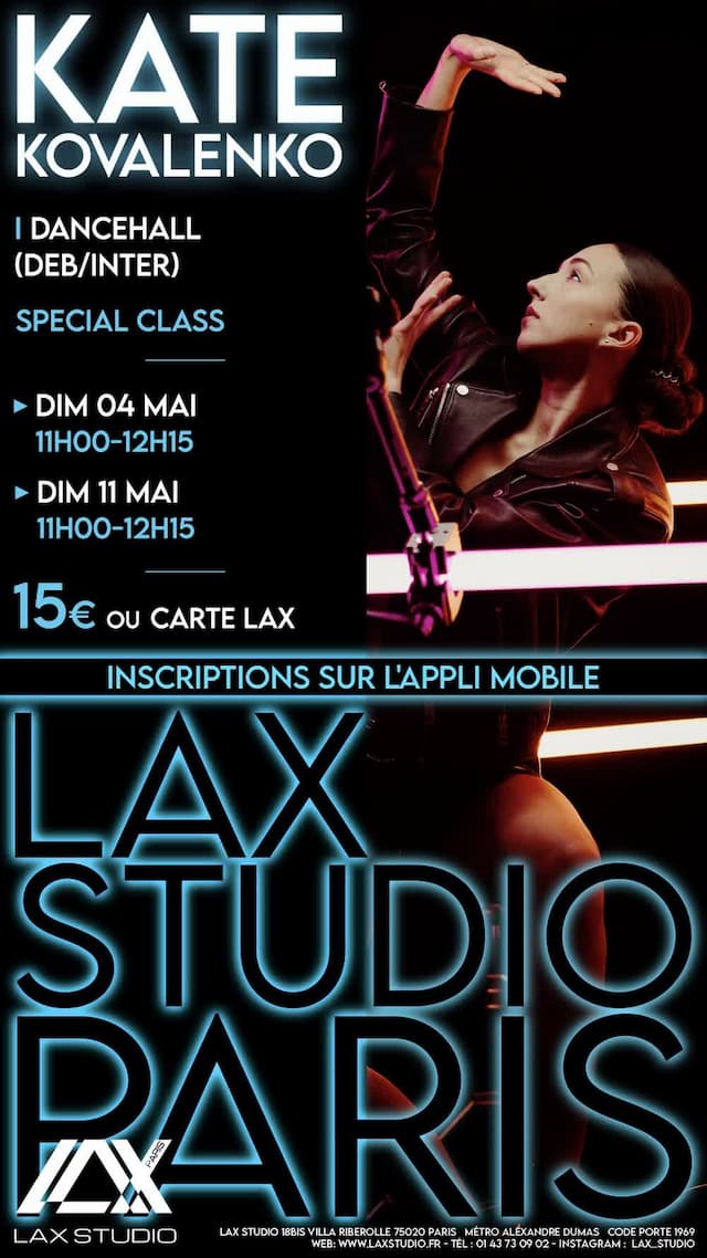 Dancehall DEB/INTER avec Kate Kovalenko