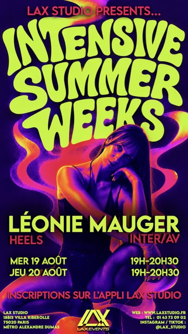 Heels INTER/AV avec Léonie Mauger - INTENSIVE SUMMER WEEKS 2026
