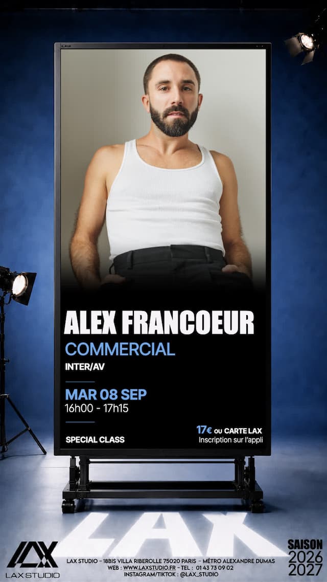 Commercial INTER/AV avec Alex Francoeur