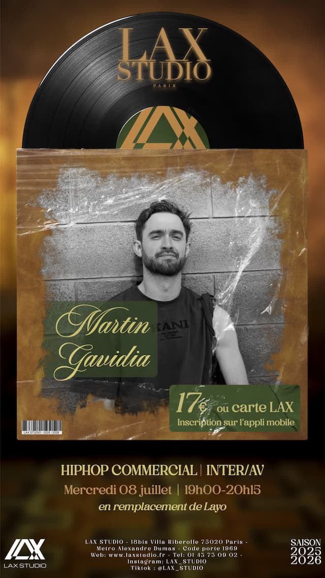 HipHop Commercial INTER/AV avec Martin Gavidia