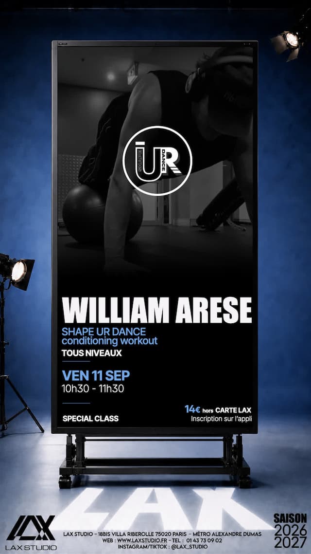 SHAPE UR DANCE - conditioning workout TOUS NIVEAUX avec William Arese