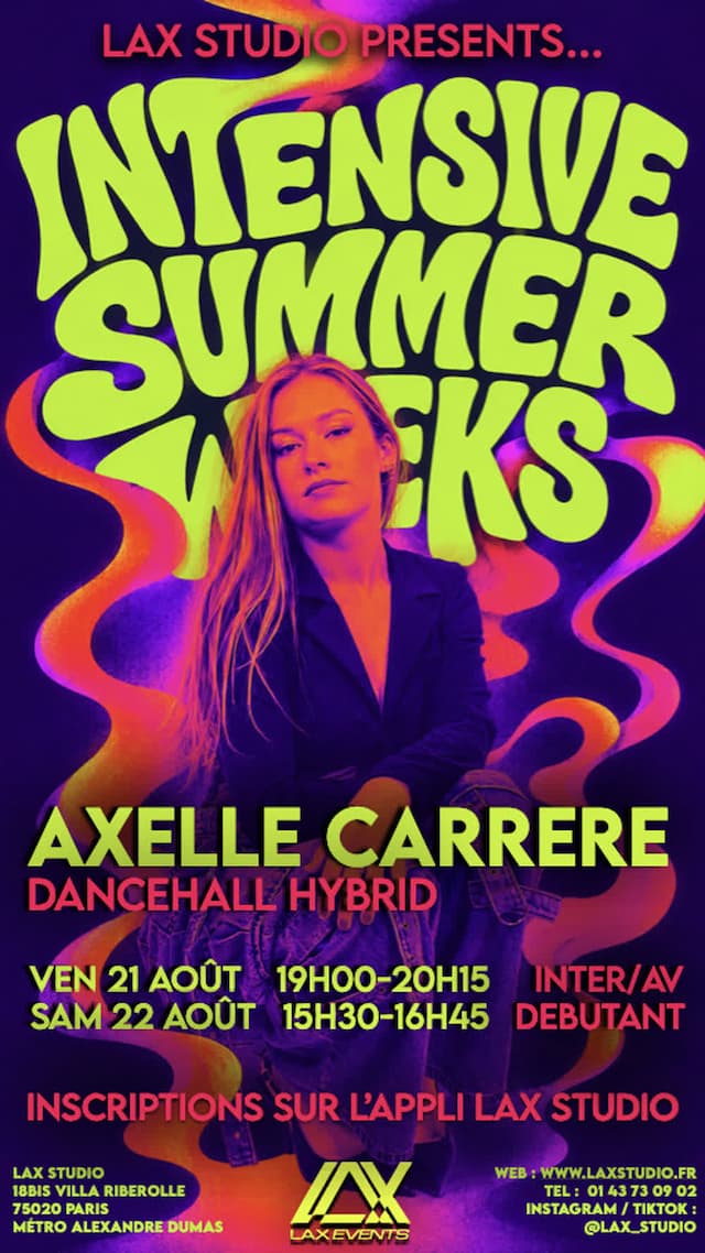 Dancehall Hybrid DEBUTANT avec Axelle Carrere - INTENSIVE SUMMER WEEKS 2026