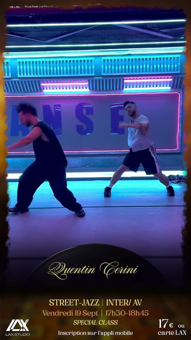 Street-Jazz INTER/AV avec Quentin Cerini