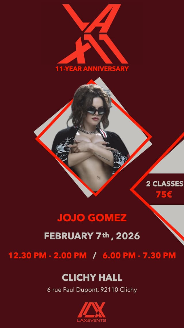 LAX11 - PASS 2e et 4e WORKSHOPS avec Jojo Gomez