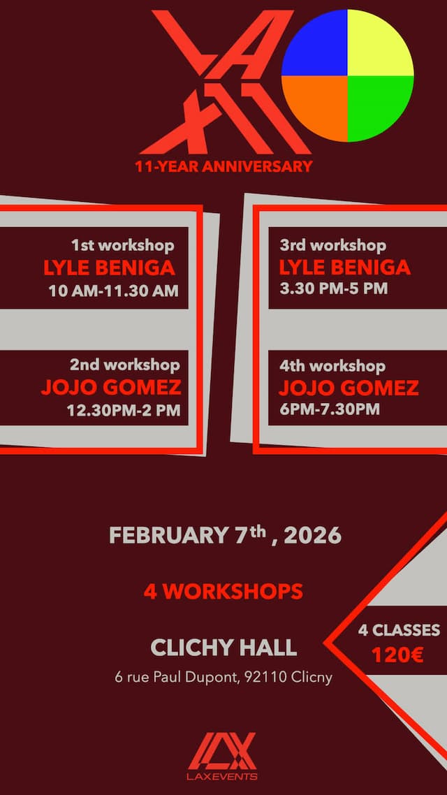 LAX11 - PASS 4 WORKSHOPS avec Jojo Gomez & Lyle Beniga