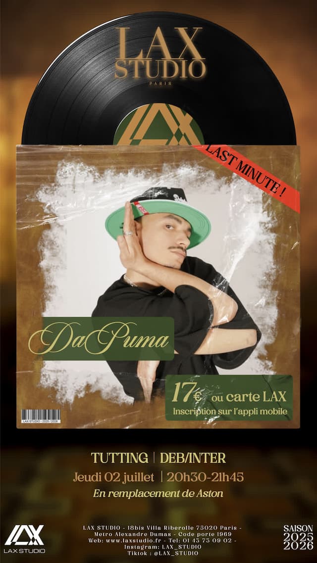 Tutting DEB/INTER avec DaPuma