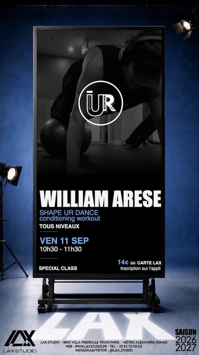 SHAPE UR DANCE - conditioning workout TOUS NIVEAUX avec William Arese
