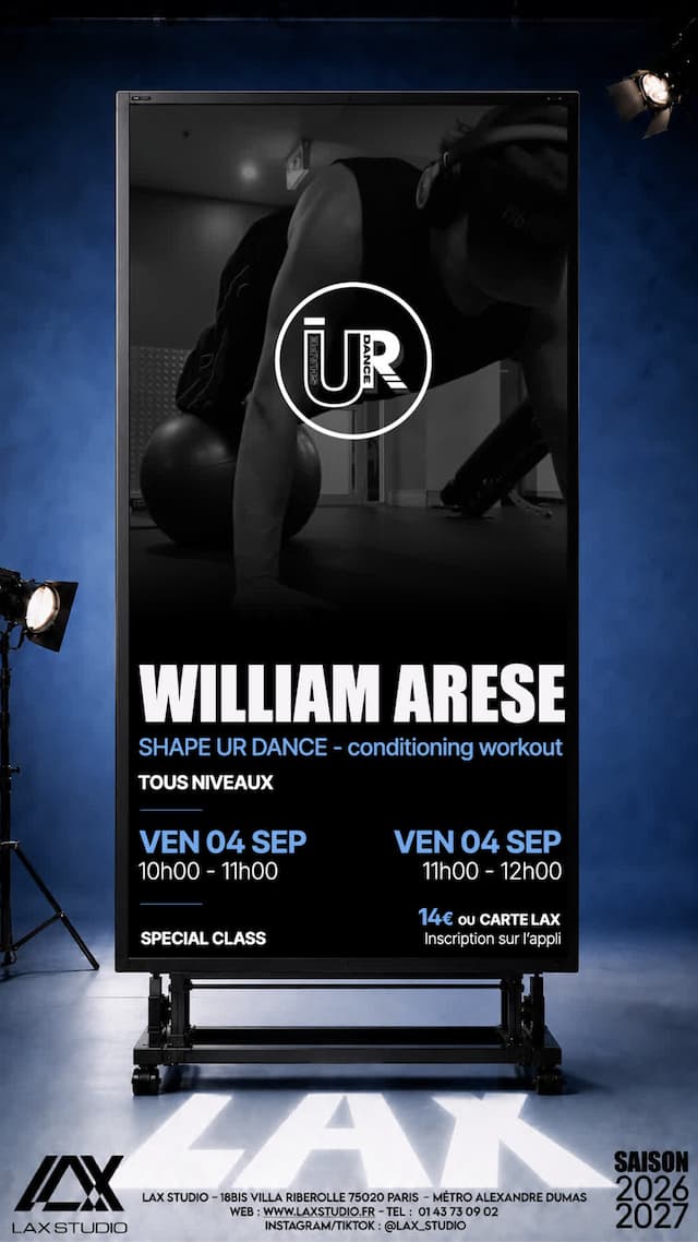 SHAPE UR DANCE - conditioning workout TOUS NIVEAUX avec William Arese