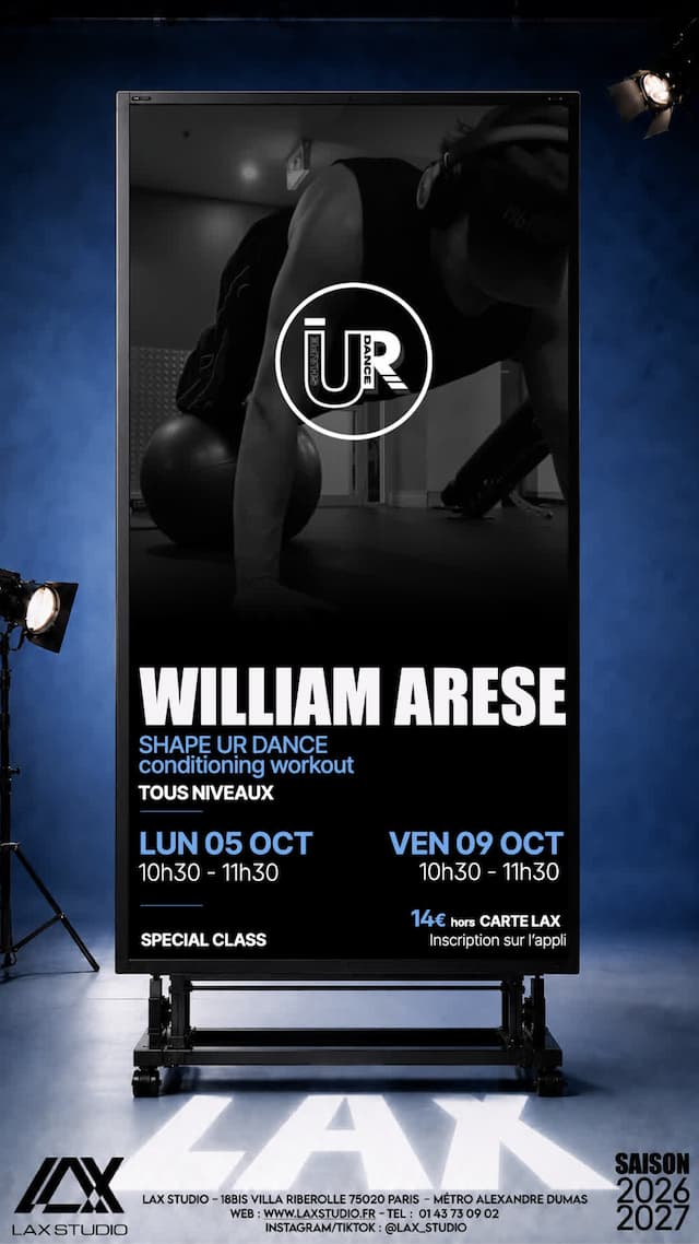 SHAPE UR DANCE - conditioning workout TOUS NIVEAUX avec William Arese