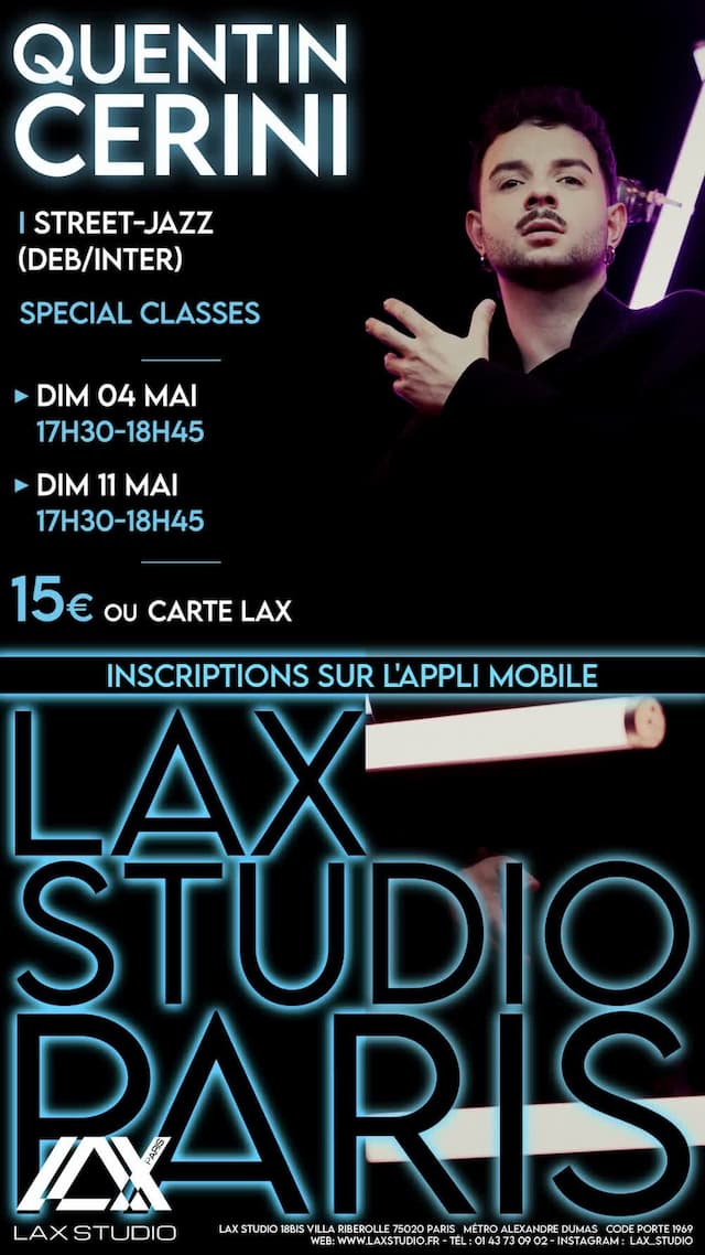 Street-Jazz DEB/INTER avec Quentin Cerini