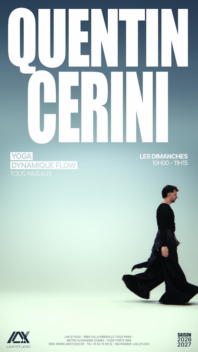 Yoga Dynamique TOUS NIVEAUX avec Quentin Cerini