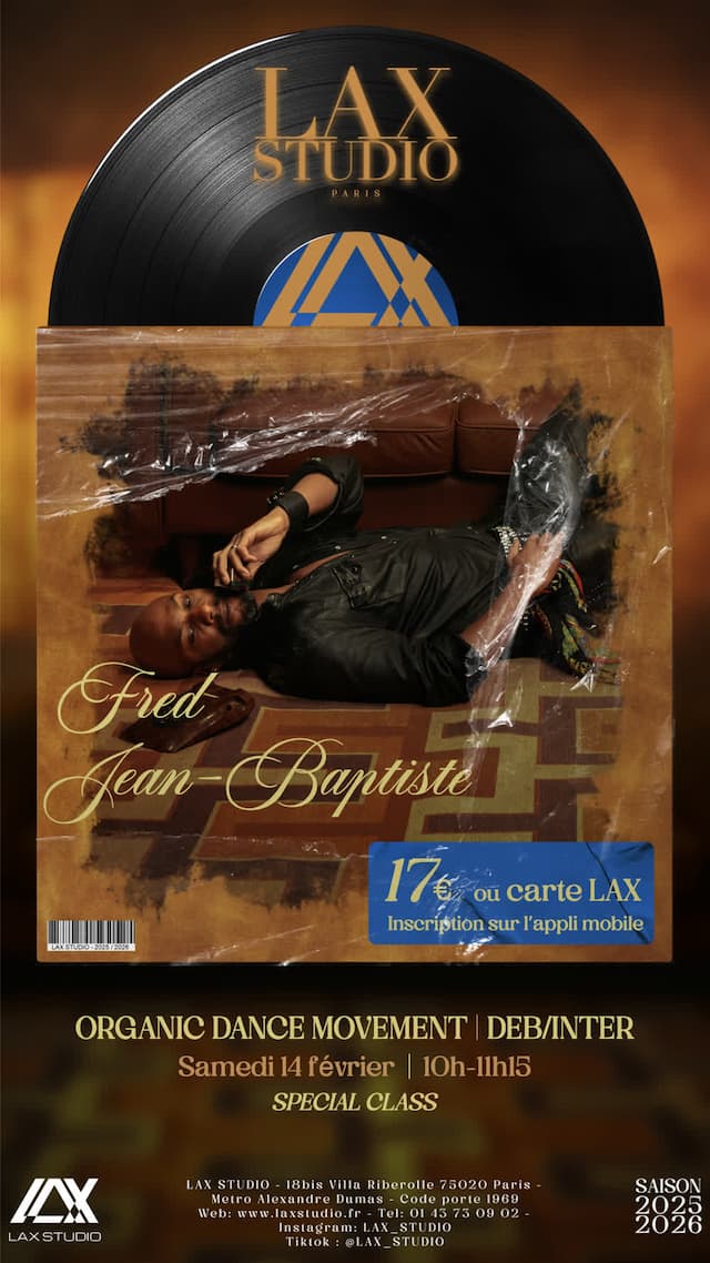 Organic Dance Movement DEB/INTER avec Fred Jean-Baptiste