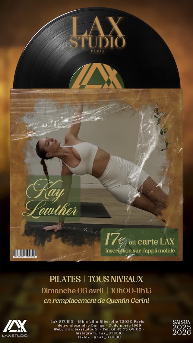 Pilates TOUS NIVEAUX avec Kay Lowther