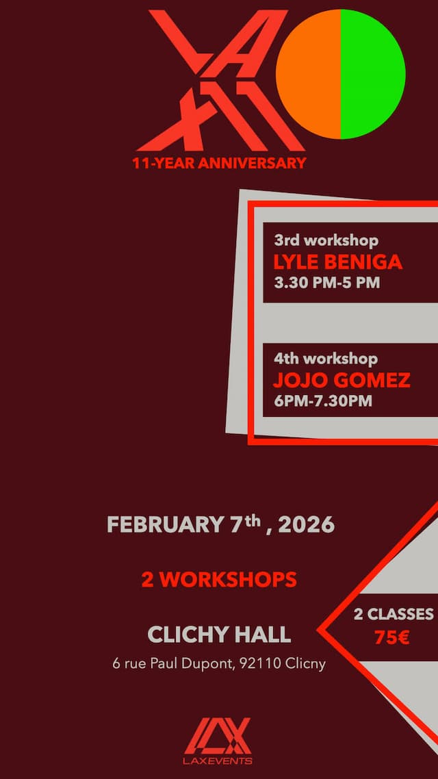 LAX11 - PASS 3e et 4e WORKSHOPS avec Jojo Gomez & Lyle Beniga