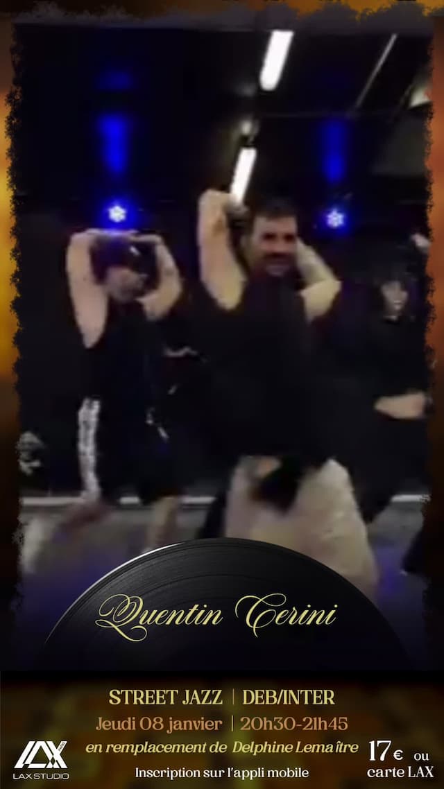 Street-Jazz DEB/INTER avec Quentin Cerini