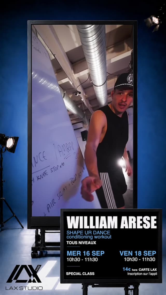 SHAPE UR DANCE - conditioning workout TOUS NIVEAUX avec William Arese