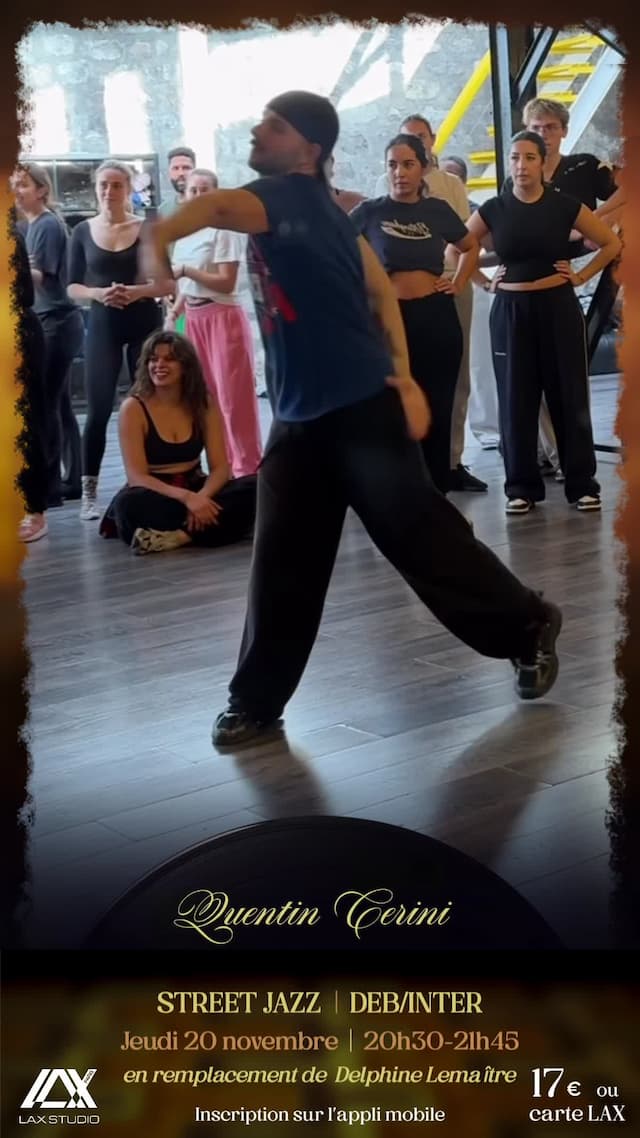 Street-Jazz DEB/INTER avec Quentin Cerini