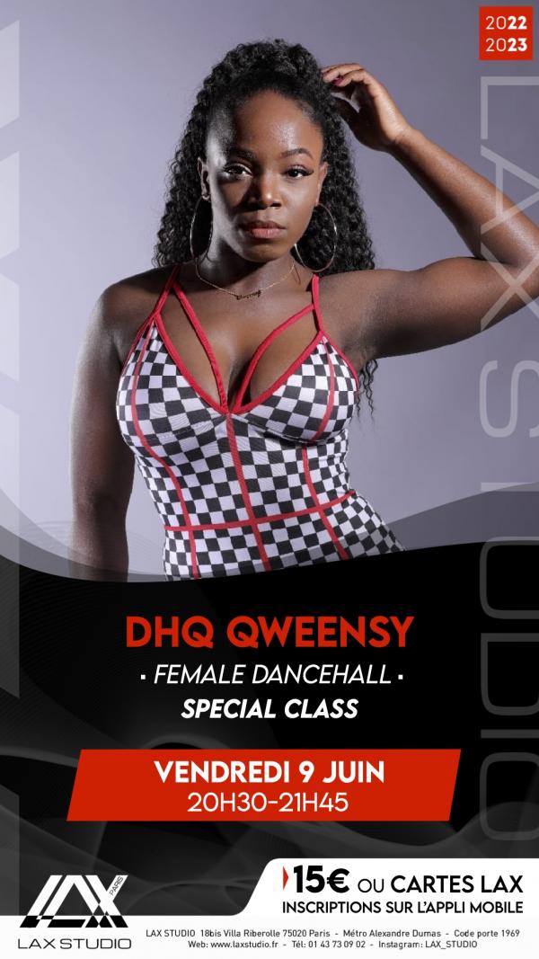 dhq qweensy dancehall ecole school paris lax studio cours class hip hop danse
