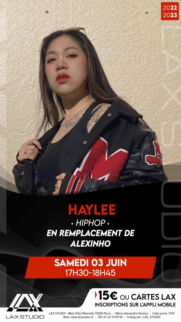Haylee hiphop hip hop cours class paris lax studio laxstudio ecole school France danse dance