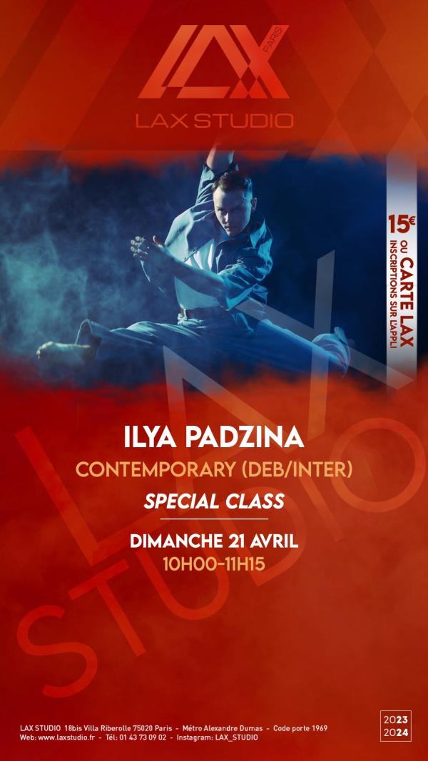 ilya padzina contemporain contemporary cours class paris lax studio laxstudio ecole school
