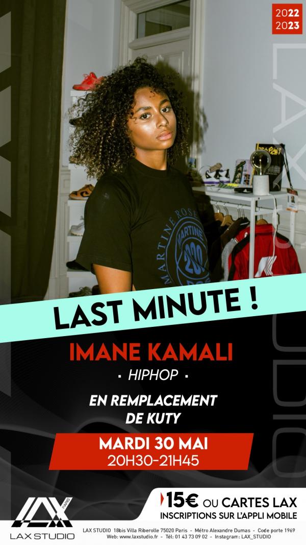 Imane Kamali hiphop hip hop paris france lax studio ecole school cours class hiphop dance danse hip hop