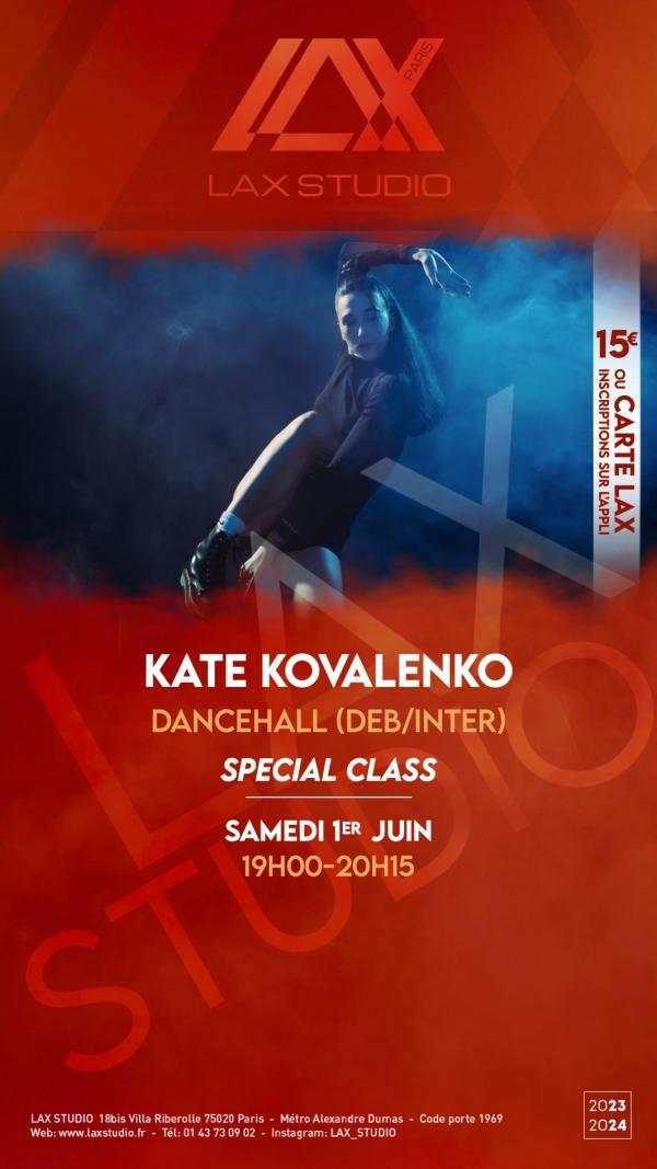 kate kovalenko dancehall hip hop hiphop cours class paris lax studio france cours class danse dance hip hop street jazz