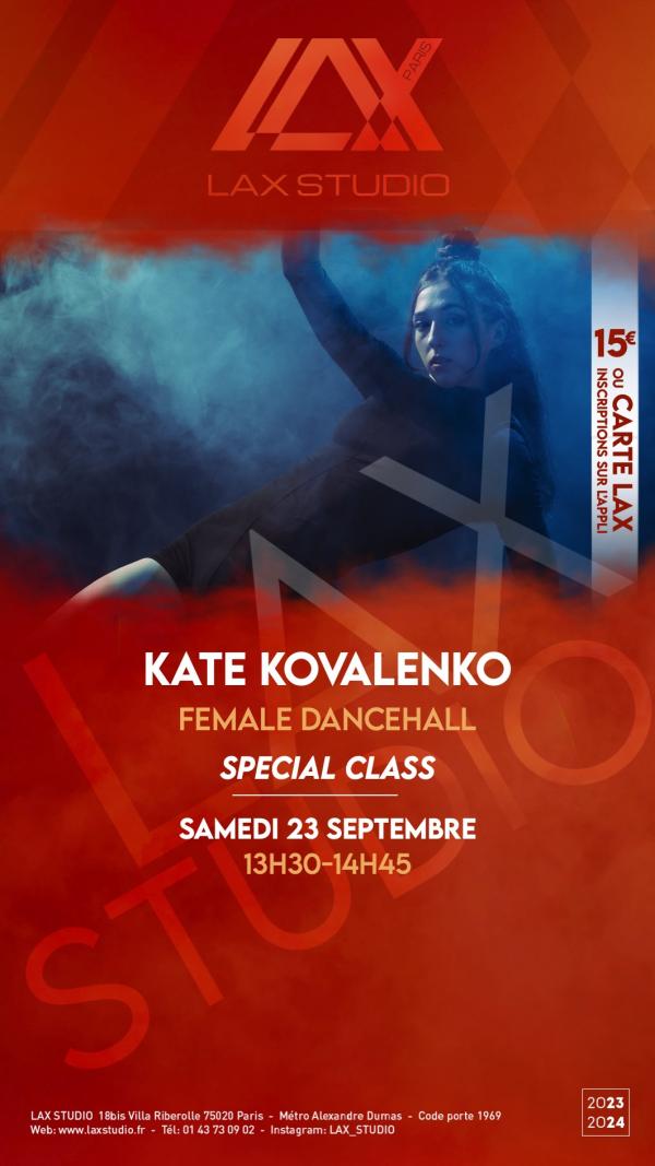 kate kovalenko dancehall hip hop hiphop cours class paris lax studio france cours class danse dance hip hop street jazz