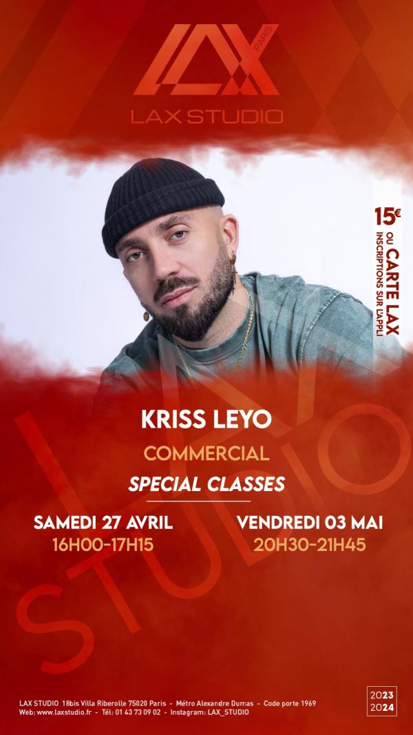 kriss leyo Commercial paris france lax studio ecole school cours class hiphop dance danse hip hop dancehall