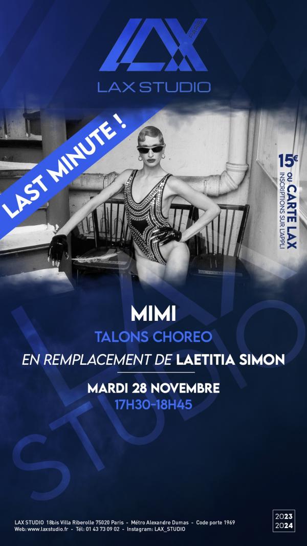 Mimi  talons heels LAX STUDIO ECOLE SCHOOL DANSE DANCE PARIS FRANCE COURS TALONS