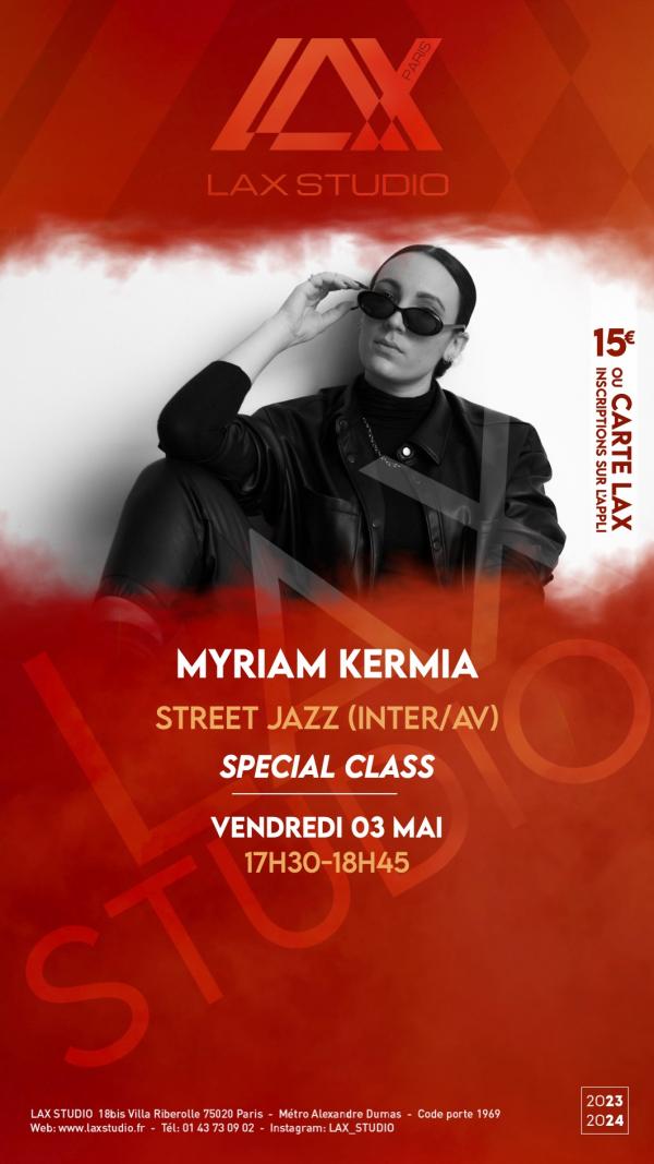 myriam kermia street jazz ecole school paris lax studio cours class hip hop danse