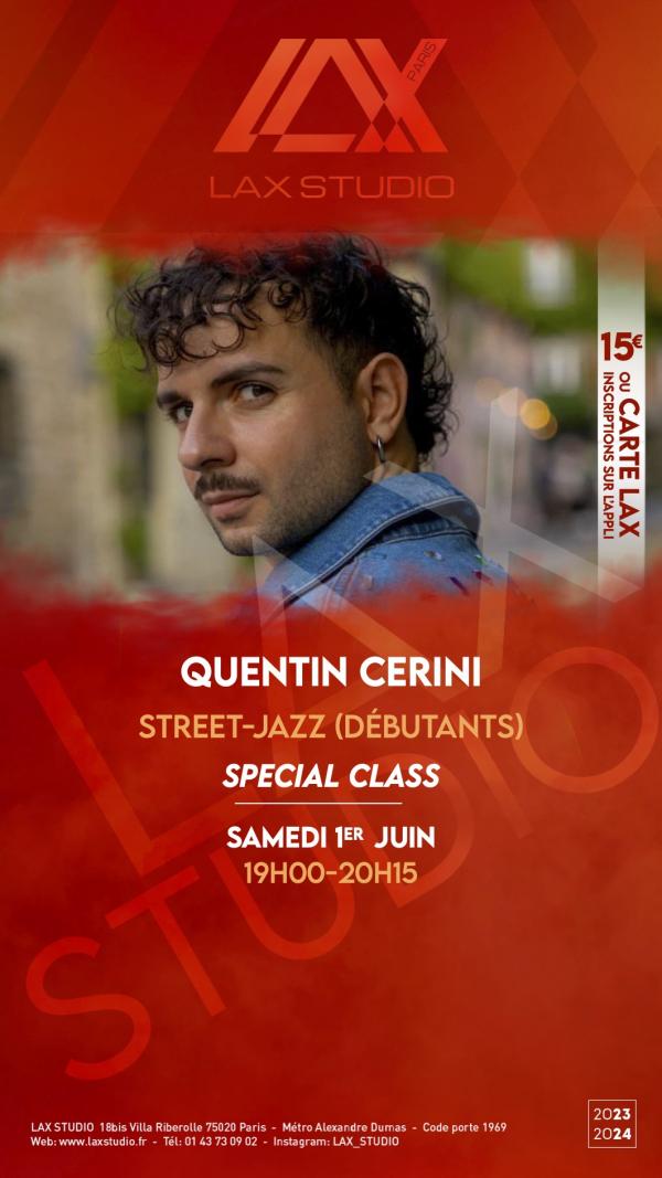 quentin cerini street jazz LAX STUDIO ECOLE SCHOOL DANSE DANCE PARIS FRANCE COURS CLASS HIPHOP