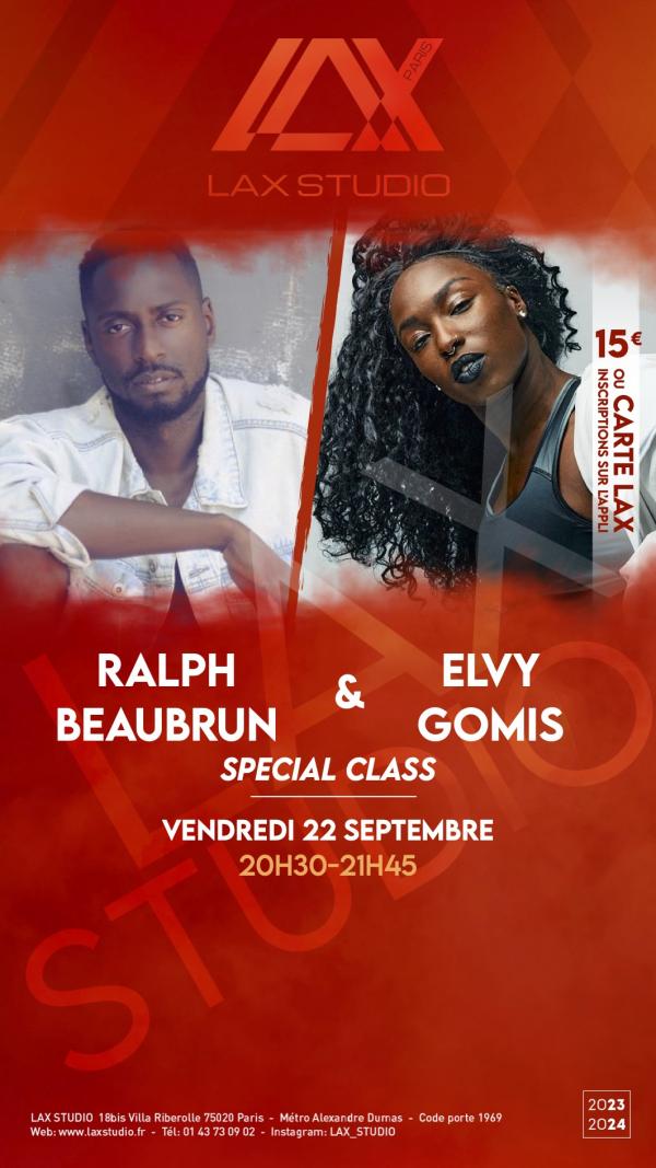 ralph beaubrun Elvy Gomis groove cours class paris lax studio france cours class danse dance hip hop street jazz