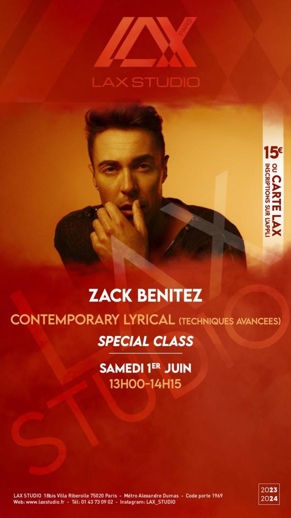 zack benitez contemporary lyrical paris france lax studio ecole school cours class hiphop dance danse hip hop dancehall